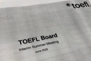 TOEFLのボードに就任