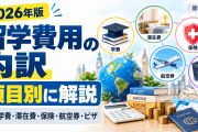 留学費用の内訳を項目別に解説｜学費・滞在費・保険・航空券・ビザ【2026年版】