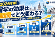 【2026年版】留学の効果は期間でどう変わる？2週間・3か月・半年・1年で伸びる英語力の目安